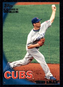 2010 Topps - Black Border #14 Ted Lilly Front