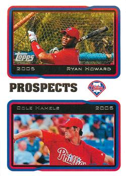 2010 Topps - The Cards Your Mom Threw Out (Original Back) #689 Ryan Howard / Cole Hamels Front