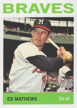 2010 Topps - The Cards Your Mom Threw Out (Original Back) #35 Eddie Mathews Front