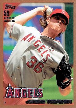 2010 Topps - Copper #466 Jered Weaver Front