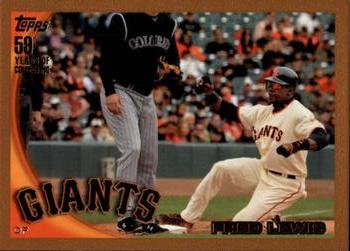 2010 Topps - Copper #545 Fred Lewis Front