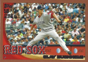 2010 Topps - Copper #572 Clay Buchholz Front