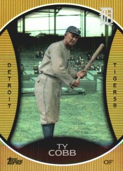 2010 Topps - Legends Gold Chrome #GC13 Ty Cobb Front