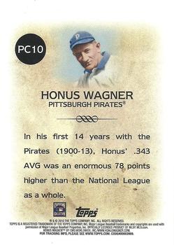 2010 Topps - Legends Platinum Chrome #PC10 Honus Wagner Back