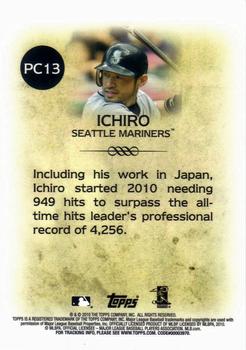 2010 Topps - Legends Platinum Chrome #PC13 Ichiro Suzuki Back