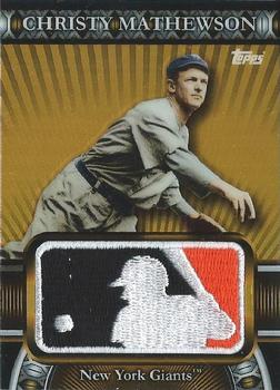 2010 Topps - Manufactured MLB Logoman Patch #LM-83 Christy Mathewson Front