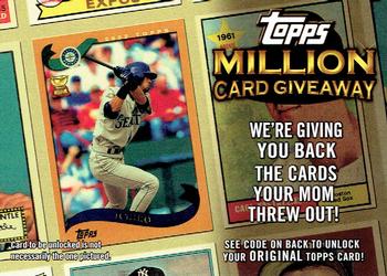 2010 Topps - Million Card Giveaway #TMC-14 Ichiro Suzuki Front