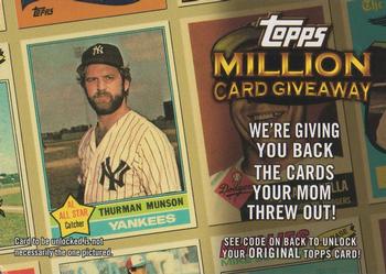 2010 Topps - Million Card Giveaway #TMC-18 Thurman Munson Front
