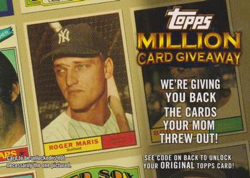 2010 Topps - Million Card Giveaway #TMC-26 Roger Maris Front