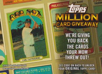 2010 Topps - Million Card Giveaway #TMC-29 Carl Yastrzemski Front