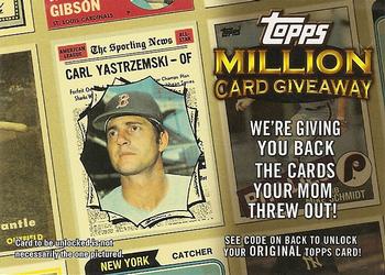 2010 Topps - Million Card Giveaway #TMC-10 Carl Yastrzemski Front