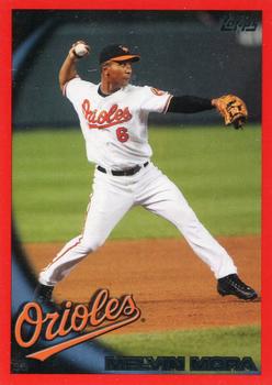 2010 Topps - Red #13 Melvin Mora Front