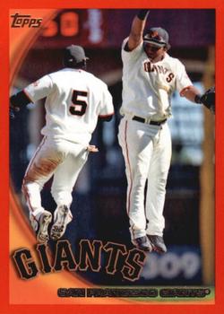 2010 Topps - Red #412 San Francisco Giants Front