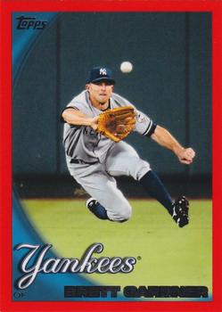 2010 Topps - Red #547 Brett Gardner Front