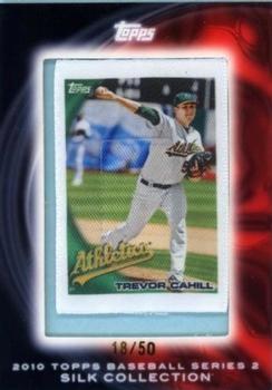 2010 Topps - Silk Collection #NNO Trevor Cahill Front