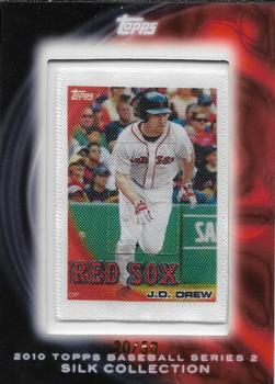 2010 Topps - Silk Collection #NNO J.D. Drew Front
