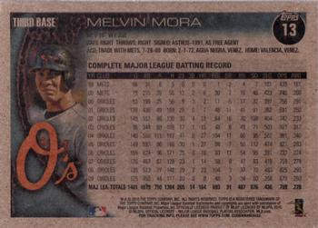 2010 Topps - Vintage Cardstock #13 Melvin Mora Back