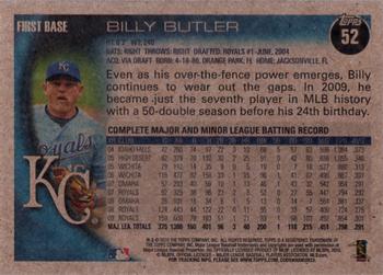 2010 Topps - Vintage Cardstock #52 Billy Butler Back
