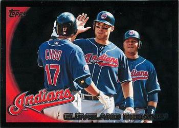 2010 Topps - Black #197 Cleveland Indians Front