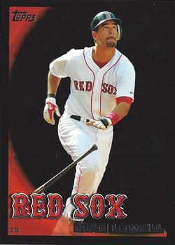 2010 Topps - Black #595 Mike Lowell Front