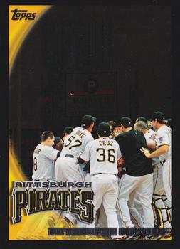 2010 Topps - Black #608 Pittsburgh Pirates Front