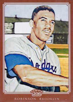2010 Topps 206 - Bronze #25 Jackie Robinson Front
