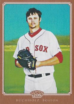 2010 Topps 206 - Bronze #76 Clay Buchholz Front