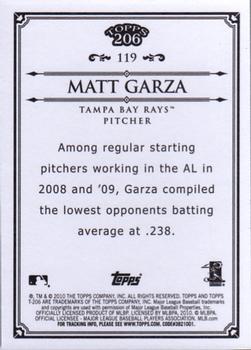 2010 Topps 206 - Bronze #119 Matt Garza Back