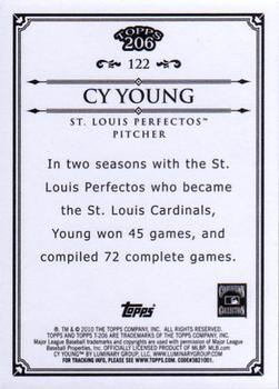 2010 Topps 206 - Bronze #122 Cy Young Back