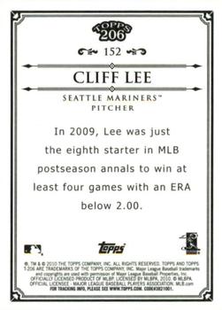 2010 Topps 206 - Bronze #152 Cliff Lee Back