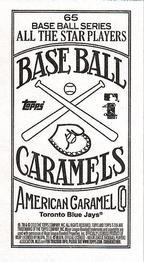 2010 Topps 206 - Mini American Caramel #65 Aaron Hill Back