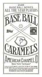 2010 Topps 206 - Mini American Caramel #248 Yogi Berra Back