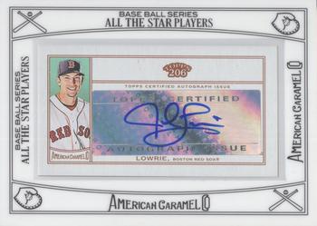 2010 Topps 206 - Mini Framed American Caramel Autographs #ACA-JL Jed Lowrie Front