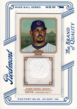 2010 Topps 206 - Mini Framed Relics Piedmont #TR-GS Geovany Soto Front