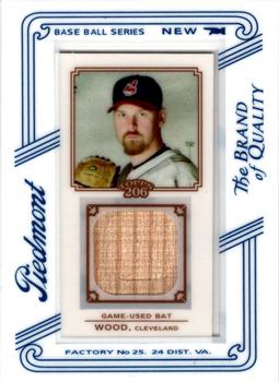 2010 Topps 206 - Mini Framed Relics Piedmont #TR-KW Kerry Wood Front