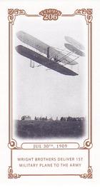 2010 Topps 206 - Mini Historical Events #HE8 Jul 30th 1909 / Wright Brothers deliver 1st military plane to the army Front