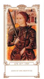 2010 Topps 206 - Mini Historical Events #HE5 Apr 18th 1909 / Joan of Arc beatified Front