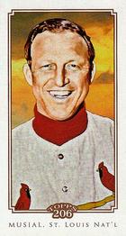 2010 Topps 206 - Mini Piedmont #26 Stan Musial Front