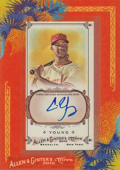 2010 Topps Allen & Ginter - Autographs #AGA-CY Chris Young Front