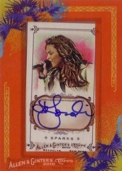 2010 Topps Allen & Ginter - Autographs #AGA-JS Jordin Sparks Front