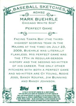2010 Topps Allen & Ginter - Baseball Highlights #AGHS2 Mark Buehrle Back