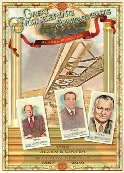 2010 Topps Allen & Ginter - Cabinets #NCCB10 Gerald R. Ford / Richard M. Nixon / Wally Hickel Front