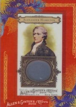 2010 Topps Allen & Ginter - DNA Relics #AH Alexander Hamilton Front