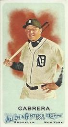 2010 Topps Allen & Ginter - Mini A & G Back #139 Miguel Cabrera Front