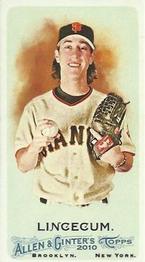 2010 Topps Allen & Ginter - Mini A & G Back #175 Tim Lincecum Front