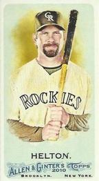 2010 Topps Allen & Ginter - Mini A & G Back #218 Todd Helton Front