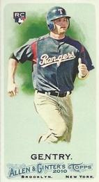 2010 Topps Allen & Ginter - Mini A & G Back #222 Craig Gentry Front