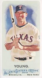2010 Topps Allen & Ginter - Mini A & G Back #171 Michael Young Front