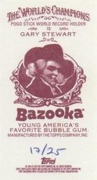 2010 Topps Allen & Ginter - Mini Bazooka #10 Gary Stewart Back
