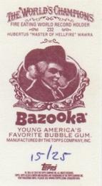 2010 Topps Allen & Ginter - Mini Bazooka #232 Hubertus Wawra Back